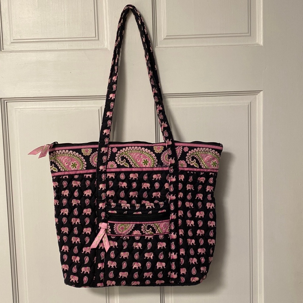 GUC classic Small Vera Tote in Pink Elephants